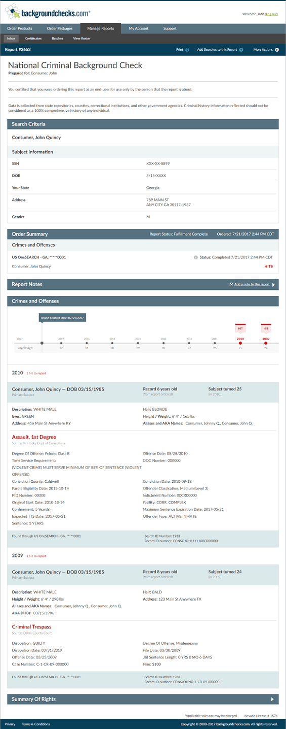 Understanding Criminal Record and Driving Record Reports