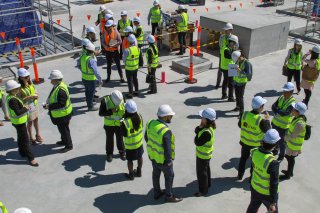 construction workers on job site